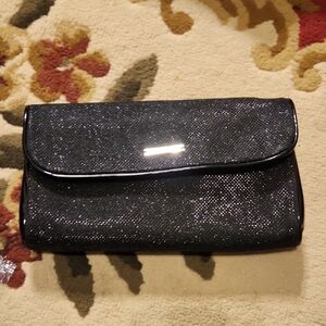 Giorgio Armani Shimmering Black Clutch